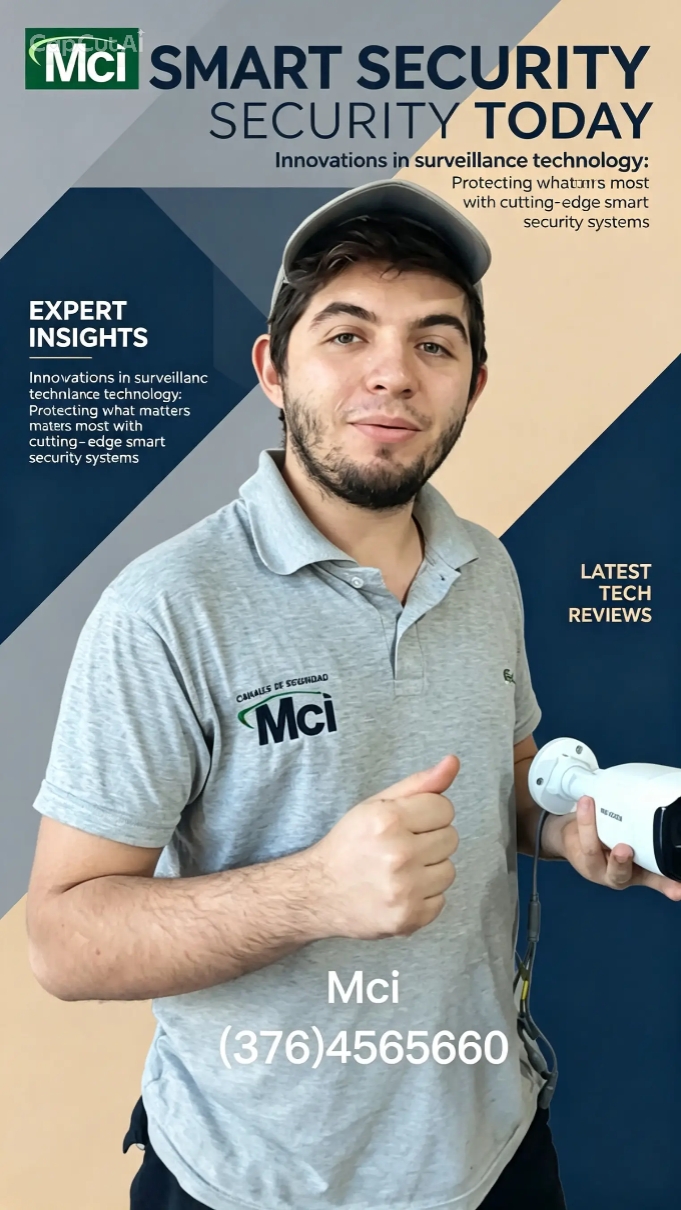 Técnico MCI con cámara de seguridad